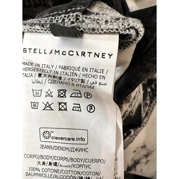 Stella McCartney Womens Jeans Size 33 Galaxy Wash New $490 Designer Pants - Picture 12 of 14